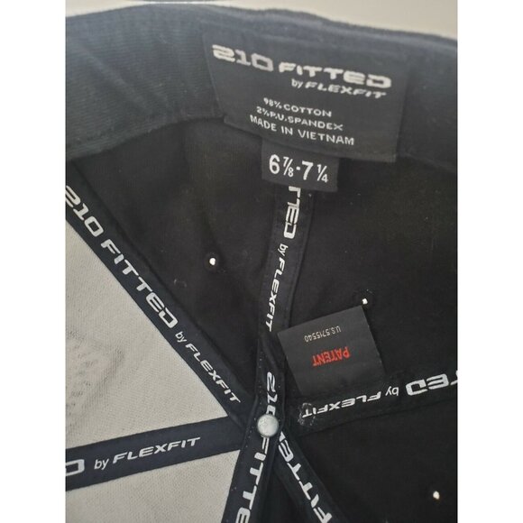 DC Shoes COUNTER Hat Black Multi 6⅞-7¼ NWOT Flex Cap Skate Moto - Picture 6 of 7